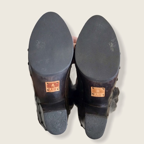 RARE Frye Ella Shearling Sheepskin FoldOver Boot - Picture 7 of 16